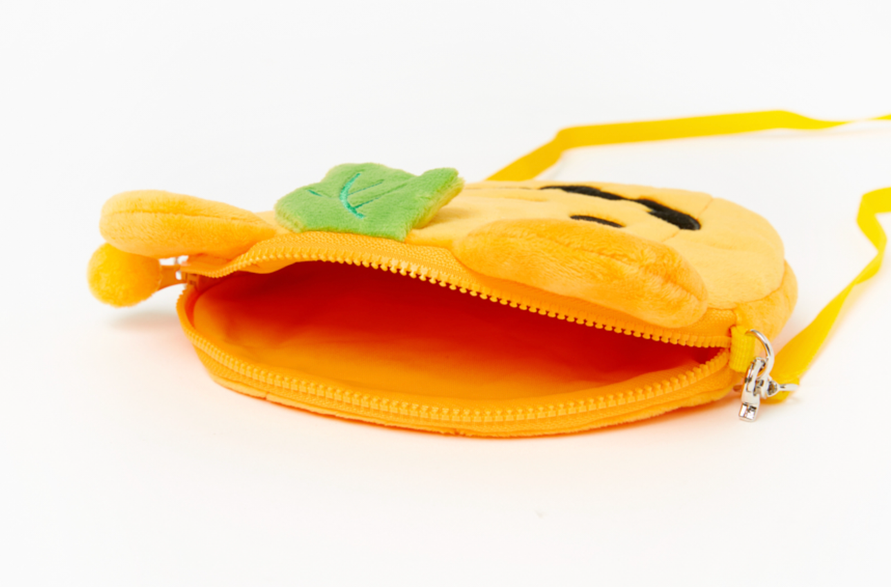Halloween Pumpkin Bear Cross Bag