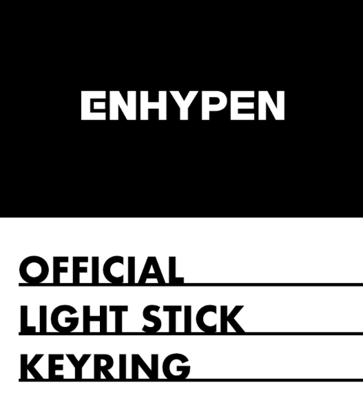 ENHYPEN Official Light Stick Keyring