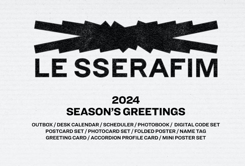 Le Sserafim 2024 Season's Greetings