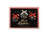 Christmas Card Fabric Ribbon Rudolph
