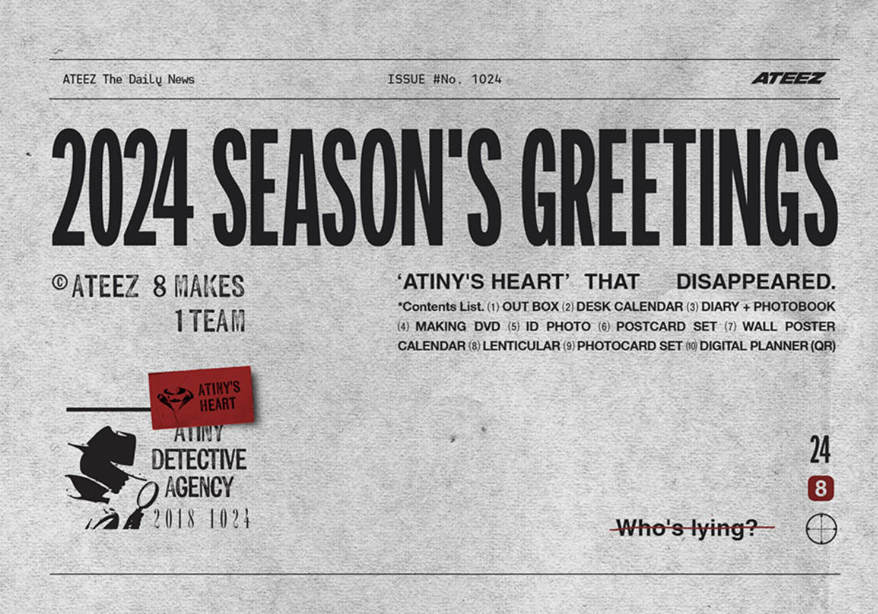 ATEEZ 2024 Season'S Greetings