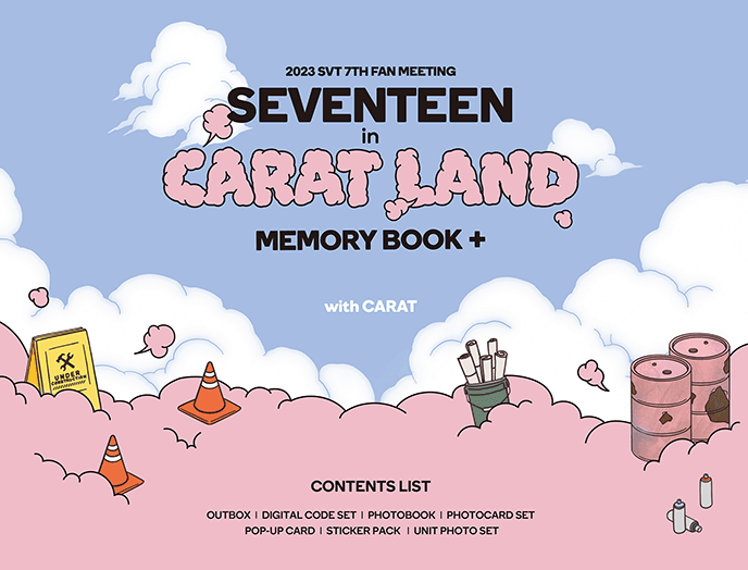 Seventeen 2023 SVT 7TH Fan Meeting  Memory Book + Digital Code
