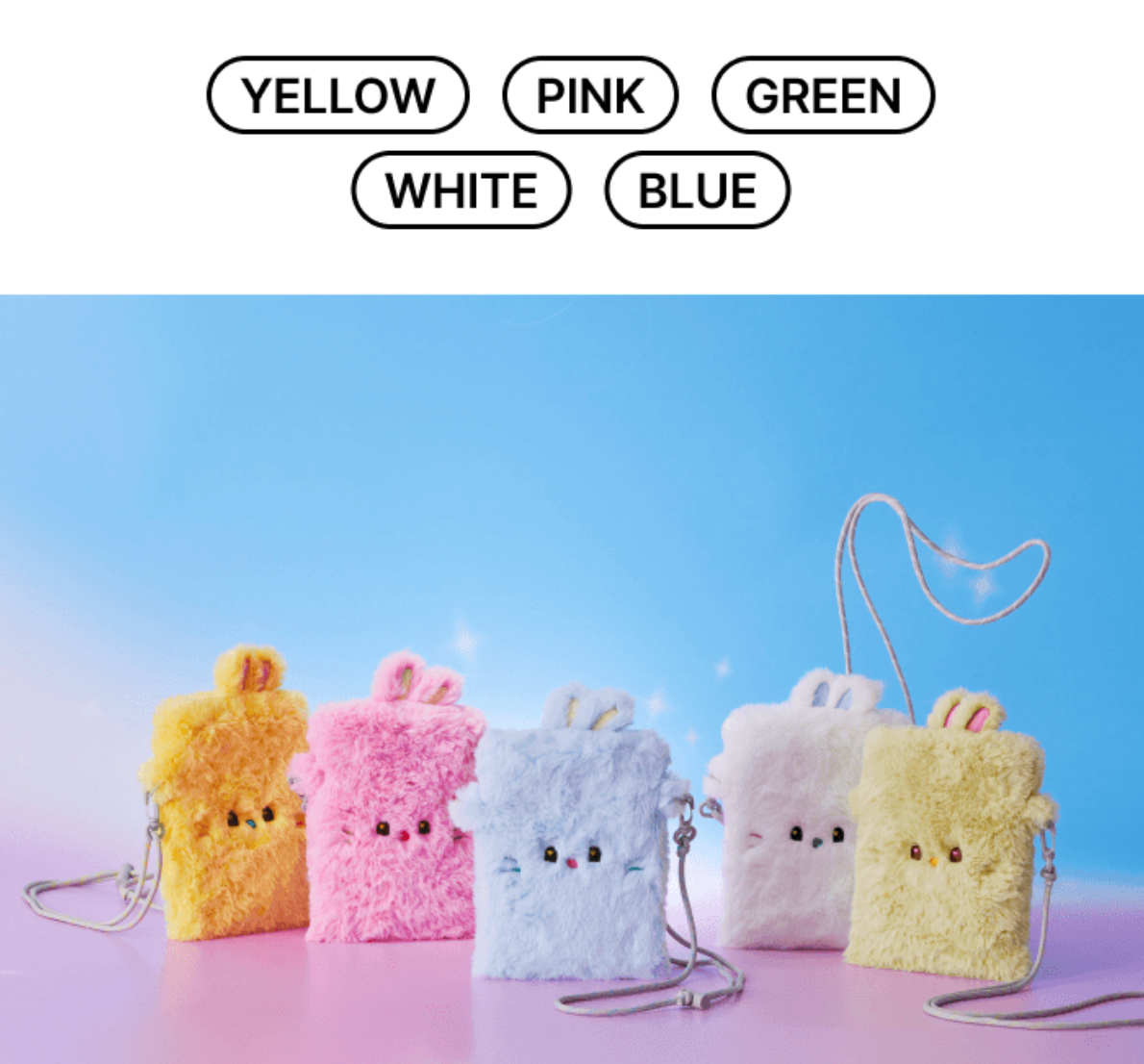 Newjeans Bunny Plush Crossbody Mini Bag