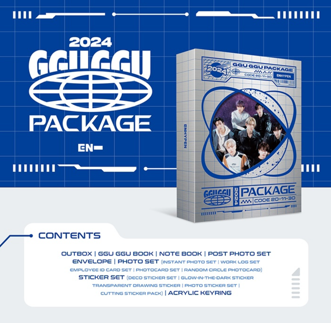 Enhypen 2024 GGU GGU PACKAGE