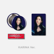 aespa Official MD "Drama" (Black) Badge Set