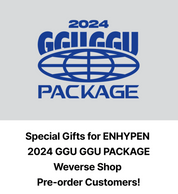 Enhypen 2024 GGU GGU PACKAGE + WEVERSE POB