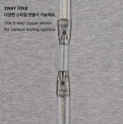 TWS [TWS x TV] ZIP-UP Hoodie (Grey)