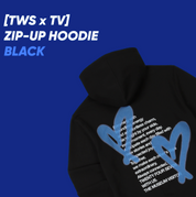 TWS [TWS x TW] Zip-up Hoodie (Black)