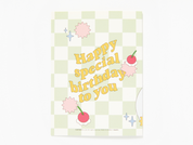 Cherry Cake Retro Card