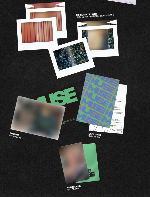 JIMIN, JIMIN, JIMIN - JIMIN OF BTS - [MUSE] (Weverse Albums Ver.) Booklet +  QR Card + 3D Instant Photo + Photocard + 2 Extra Photocards - Amazon.com  Music