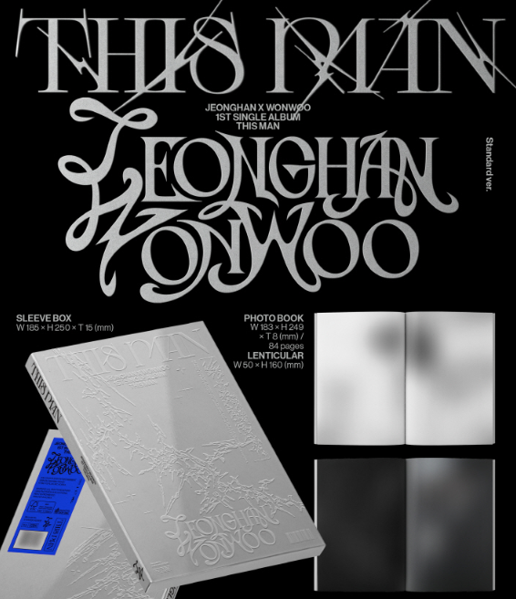 Seventeen Jeonghan X Wonwoo 1st Single Album "THIS MAN"