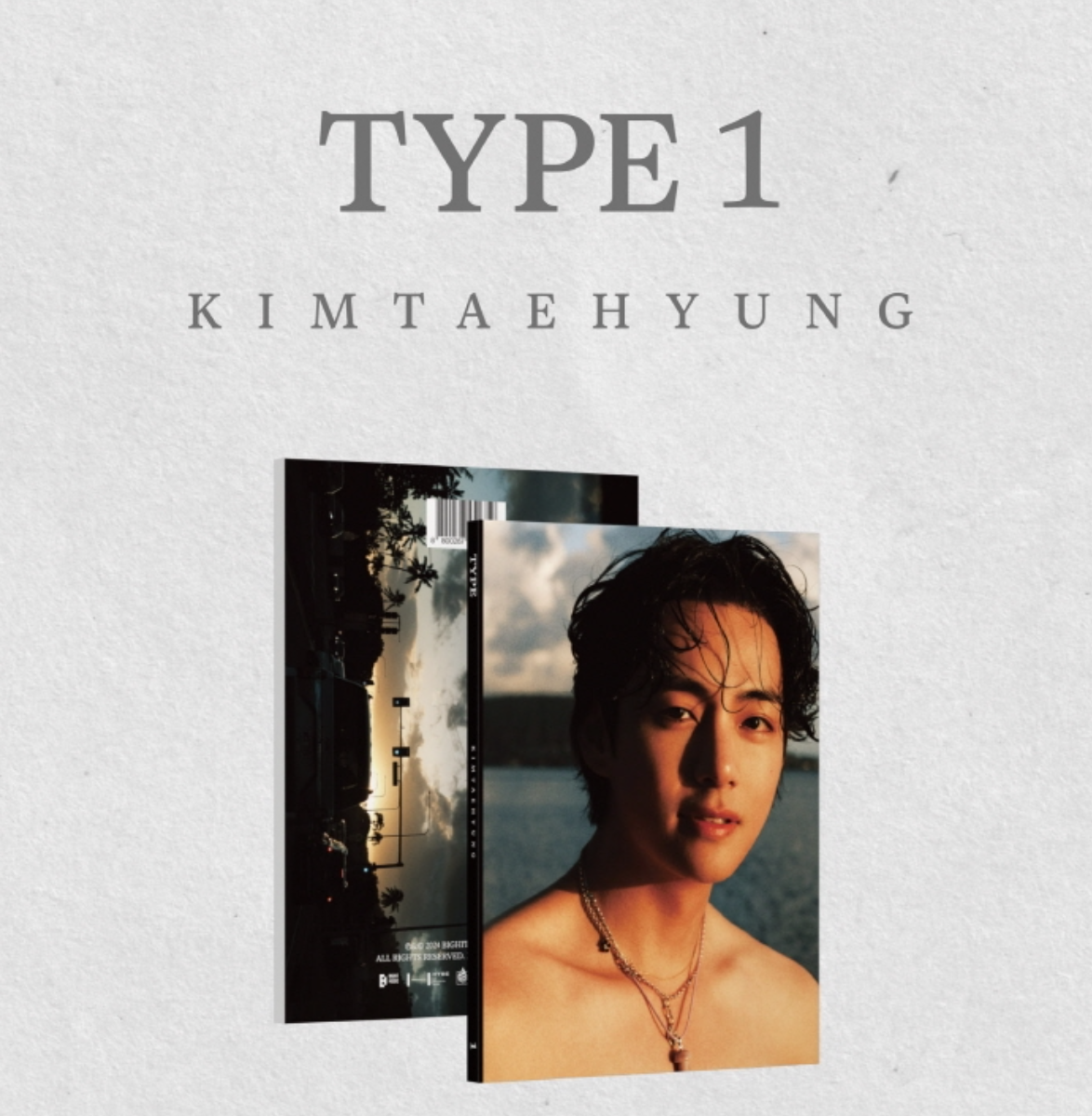 BTS V [TYPE 1] Photobook (Magazine Version)