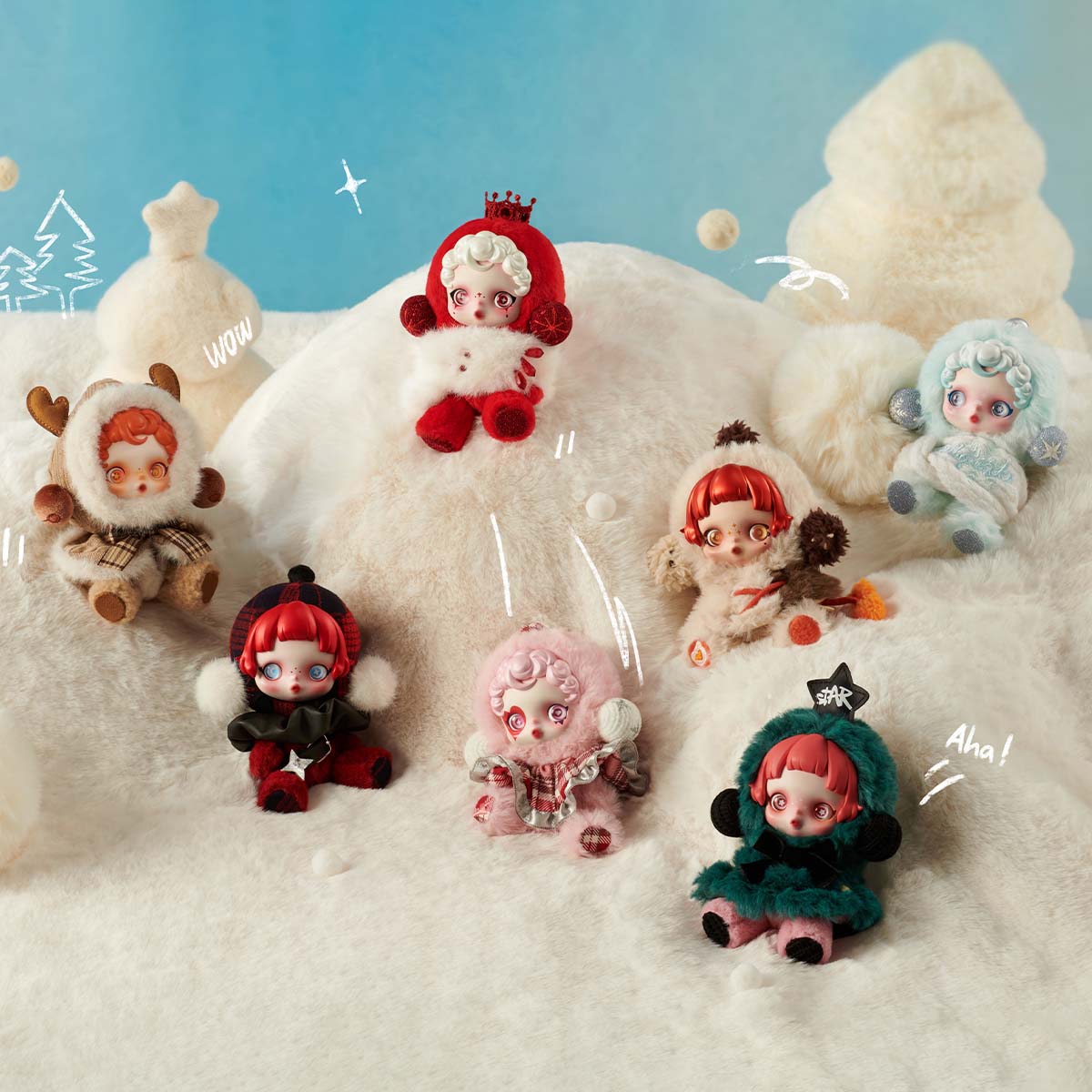SKULLPANDA Winter Symphony アソートボックス POP MART SKULLPANDA Winter Symphony Blind Box – Amuse Ground