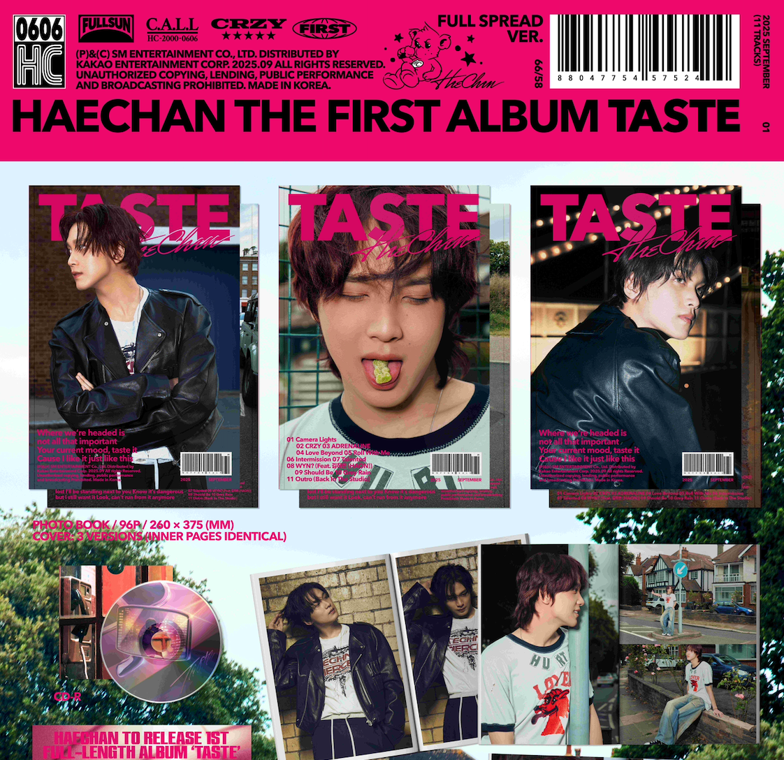 NCT Haechan 1st Album "TASTE" (Full Spread Ver.)
