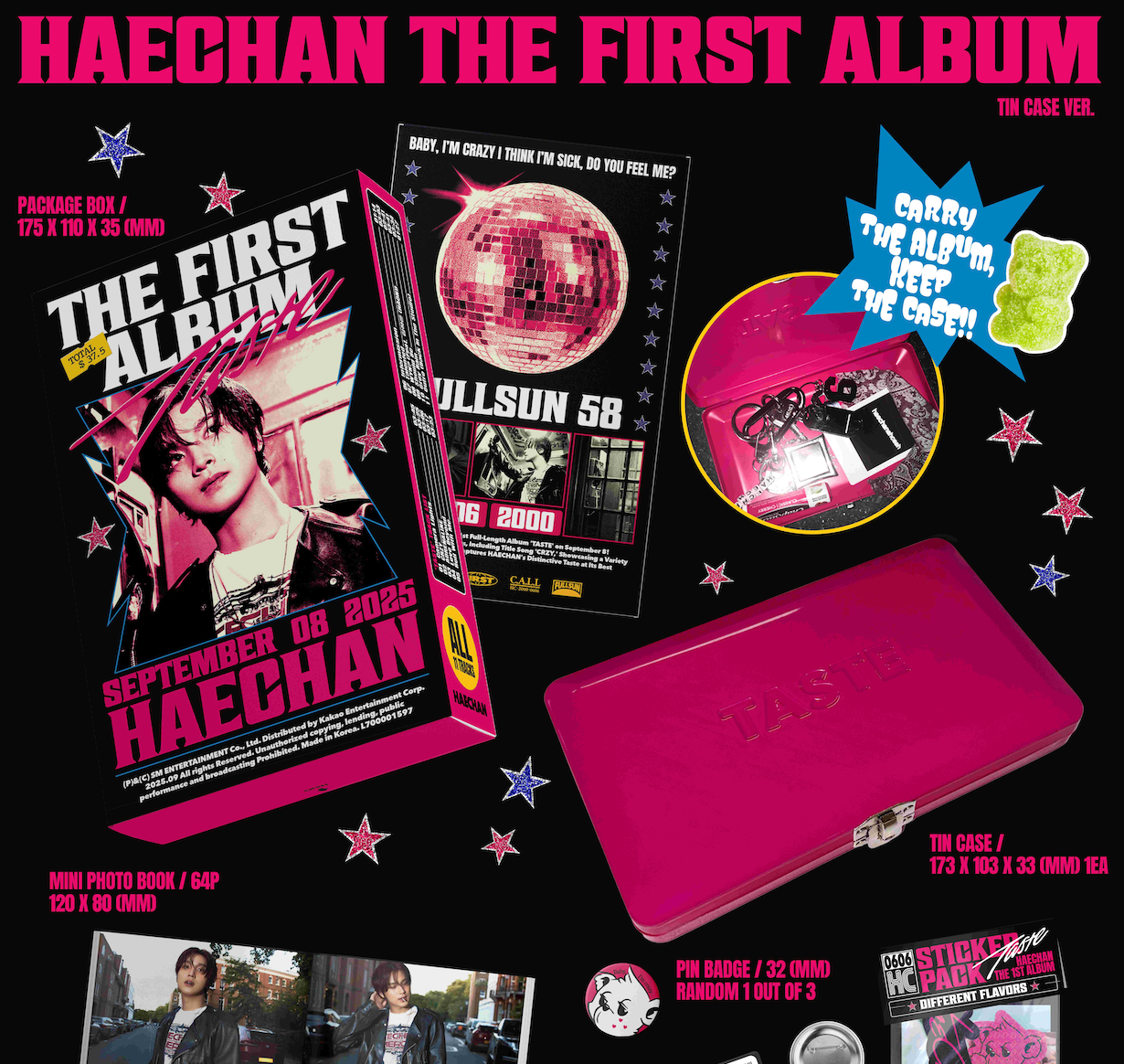 [Pre-Order] Haechan 1st Album: Taste [Tin Case Ver.]
