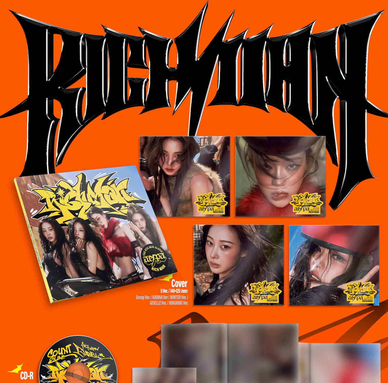 Aespa 6th Mini Album "Rich Man"(Burst Ver.)