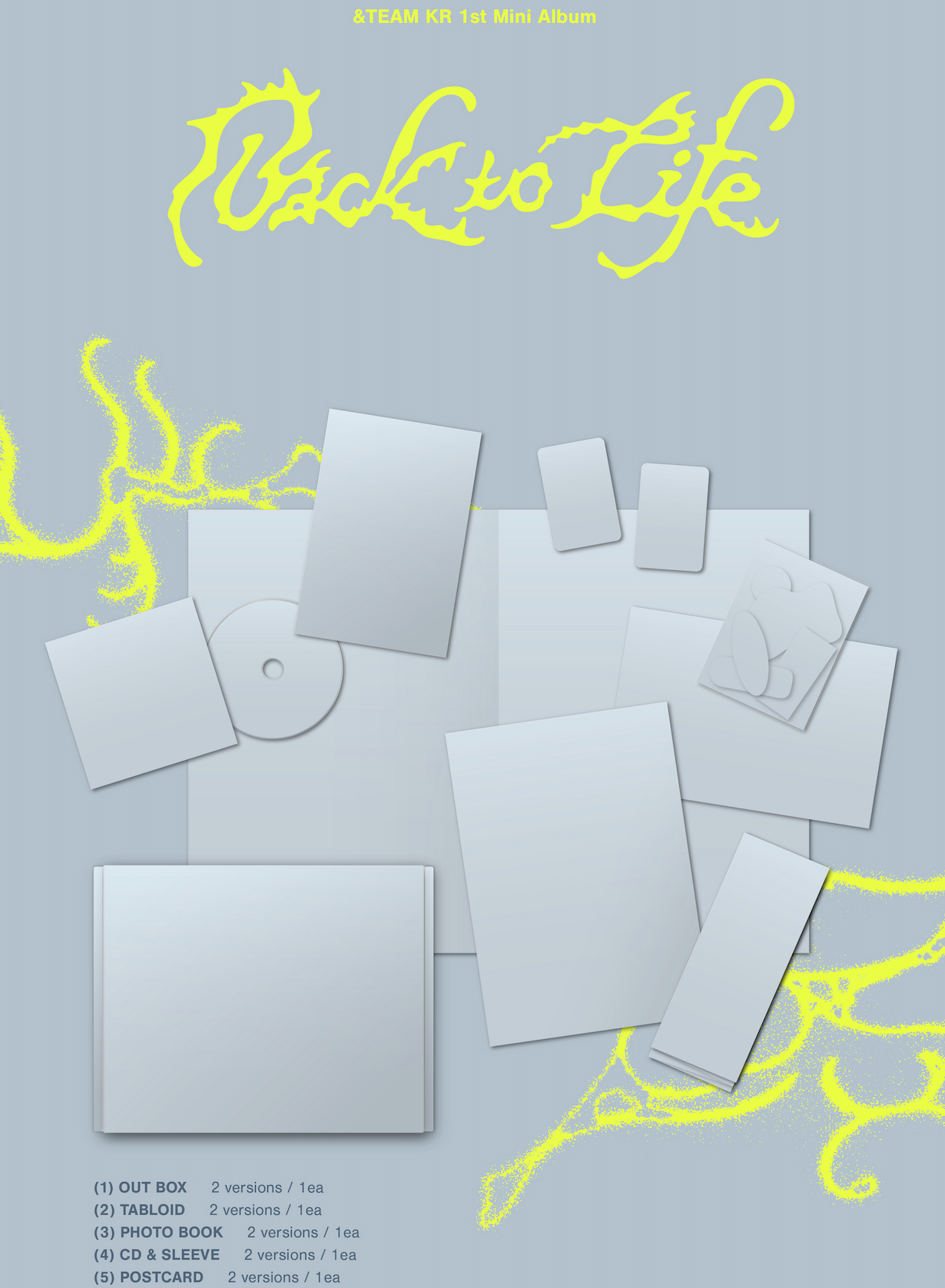 [Pre-Order] &Team KR 1st Mini Album: Back to Life