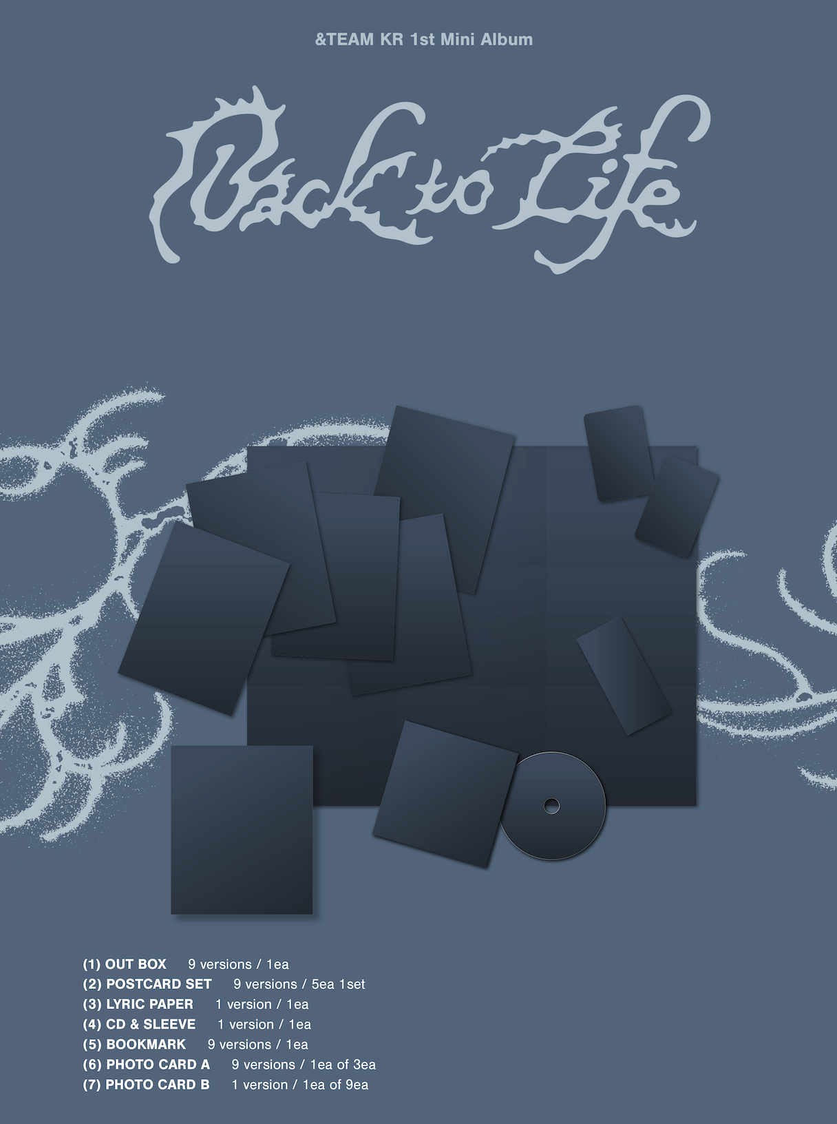 [Pre-Order] &Team KR 1st Mini Album: Back to Life [Roar Ver.]