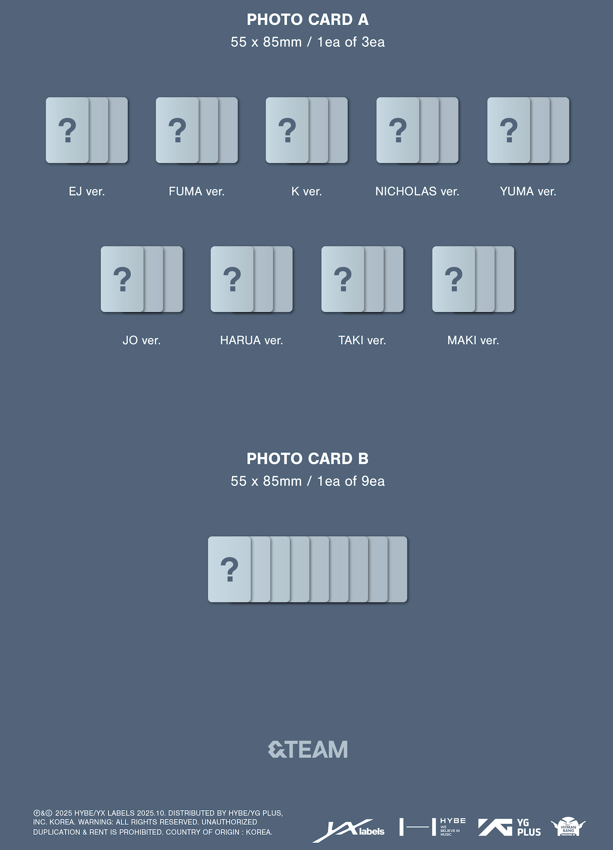 [Pre-Order] &Team KR 1st Mini Album: Back to Life [Roar Ver.]