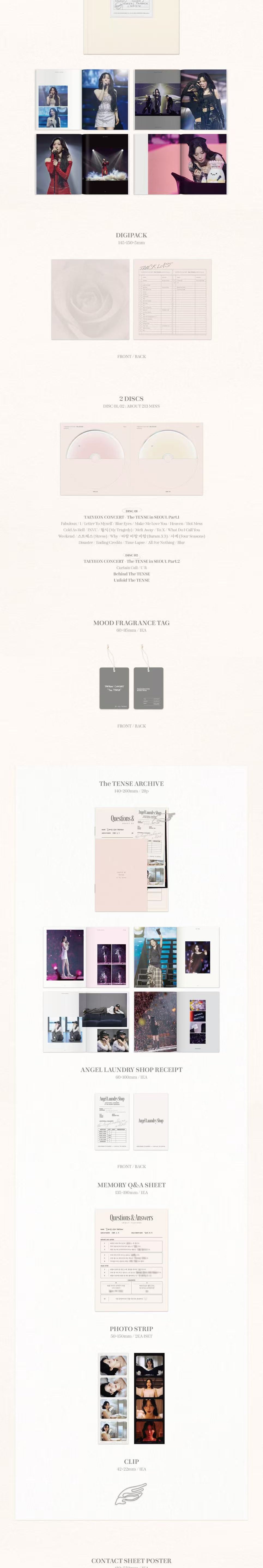 [PRE-ORDER] Taeyeon Concert The Tense Memory Box [Blu-Ray]