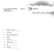 Le Sserafim 5th Mini Album "HOT" + Makestar POB
