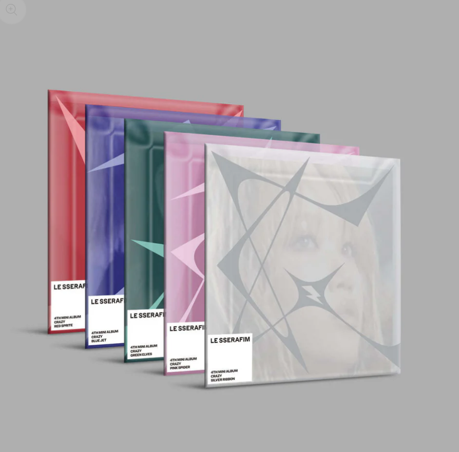 Le Sserafim 4th Mini Album "CRAZY" (Compact Ver.) + YES24 POB