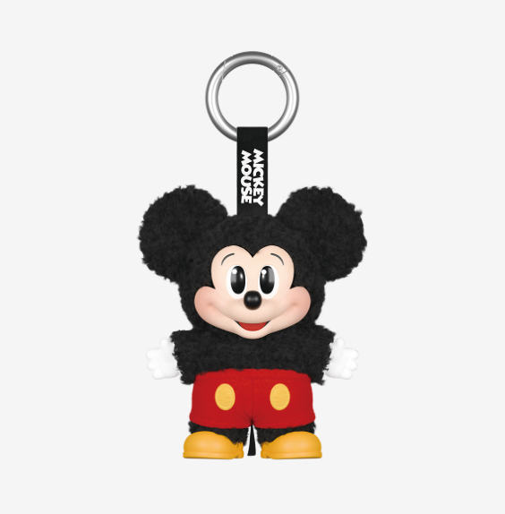 POP MART Mickey Family Cute Together Keychain Figures Blind Box