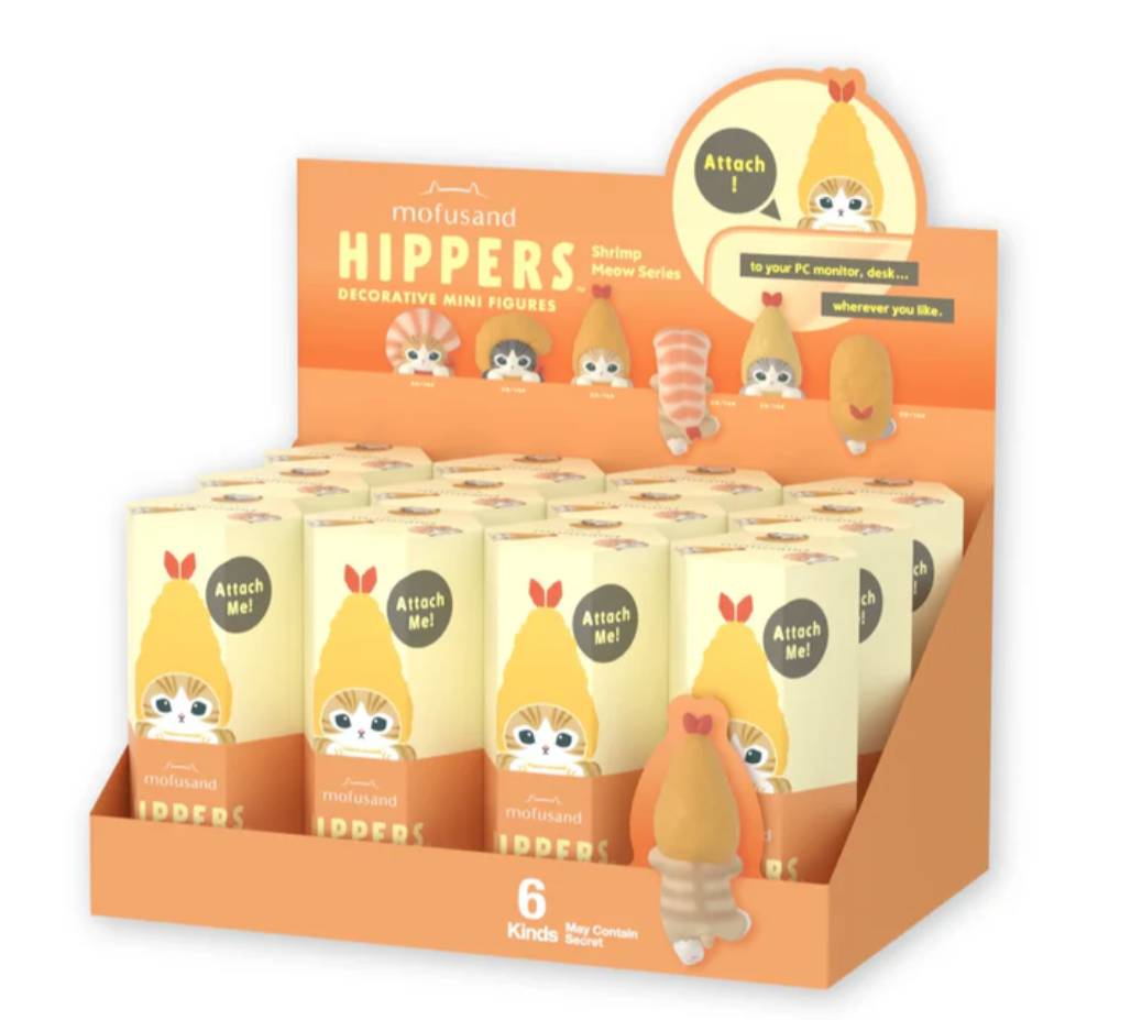 Mofusand Hippers Shrimp Meow Figure Blind Box (1/12)