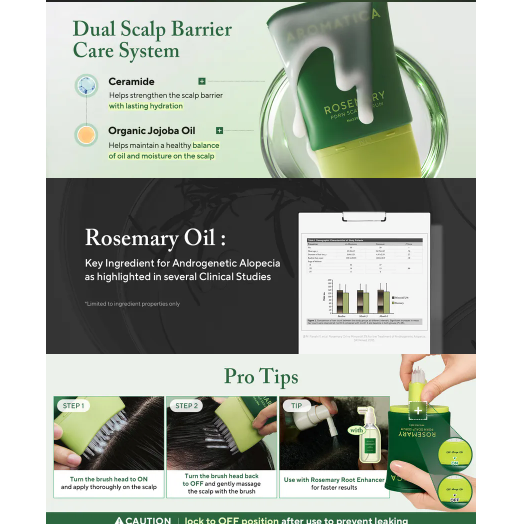 Aromatica Rosemary PDRN Scalp Serum [100ml]