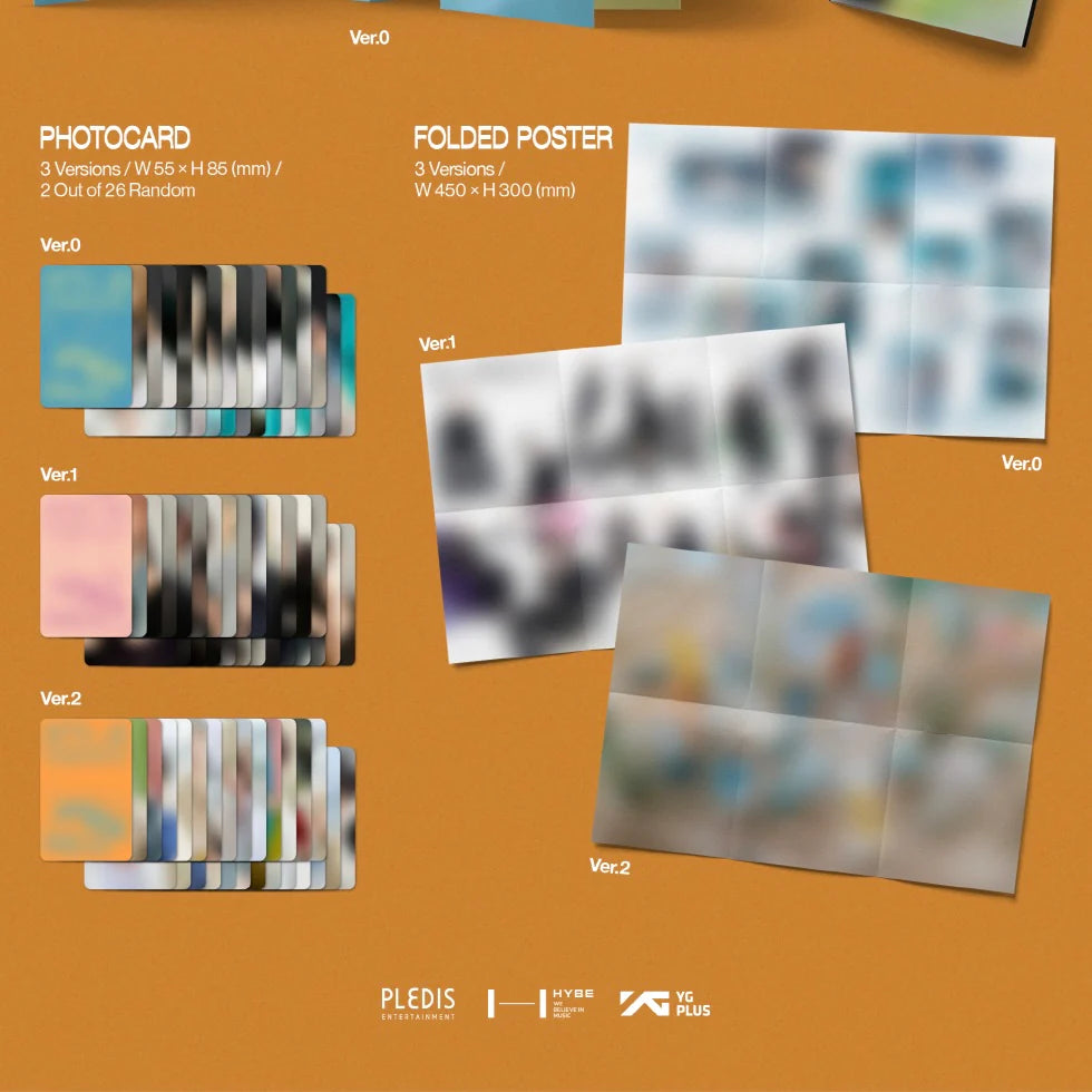 Seventeen 12th Mini Album "Spill The Feels" (Standard Ver.) (Set) with Weverse Shop POB