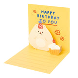Pop-Up Card - Hamster Candle 'Happy Birthday'