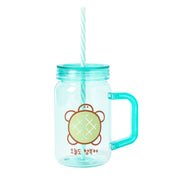 TUMBLER(650ML) MASON JAR TURTLER MINT