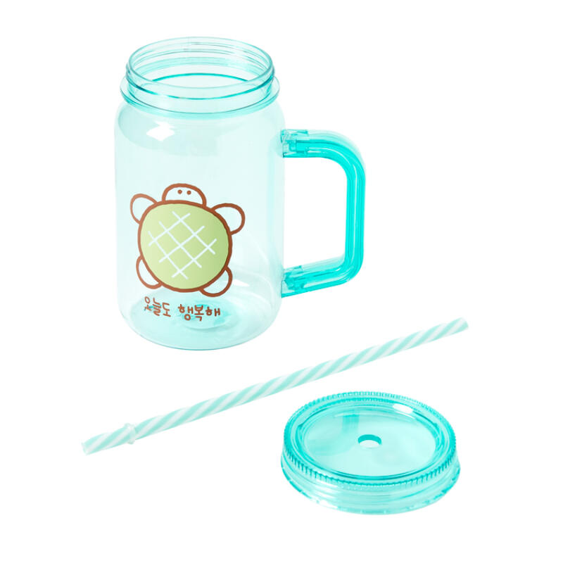 TUMBLER(650ML) MASON JAR TURTLER MINT