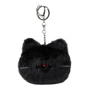 BAG CHARM FLUFFY FACE SERIES BLACK CAT
