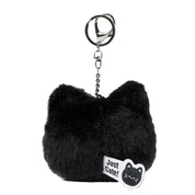 BAG CHARM FLUFFY FACE SERIES BLACK CAT