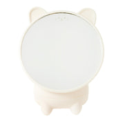 DESK MIRROR IVORY CAT SHAPE