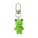 KEY RING FLOCKED FROG