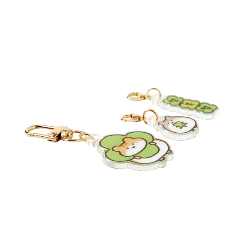 KEYRING HAMSTER CHARM SET