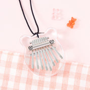 MINI KALIMBA TRANSPARENT BEAR
