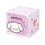 BLOCK ORGANIZER PURPLE PUPPY