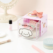 BLOCK ORGANIZER PURPLE PUPPY