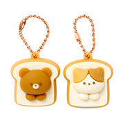 COUPLE KEY RING SET BREAD CAT & BEAR