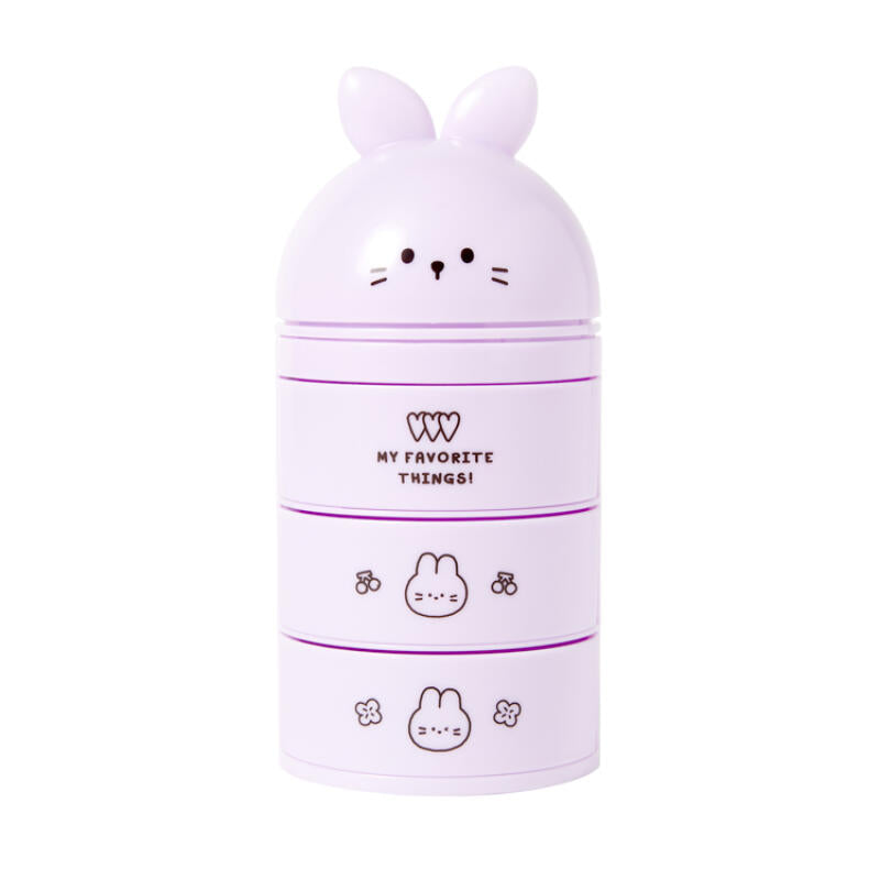 CYLINDER DRAWER PURPLE BUNNY