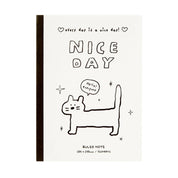 NOTE MSC BLACK AND WHITE CAT