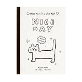 NOTE MSC BLACK AND WHITE CAT