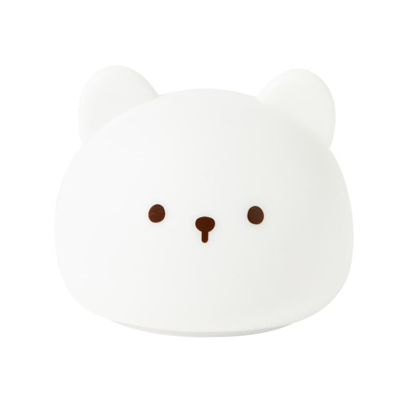 SILICONE NIGHT LIGHT BEAR HEAD