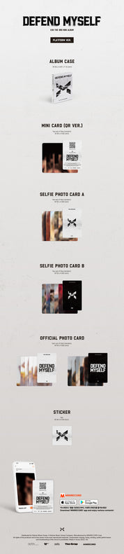 X:IN 3rd Mini Album "DEFEND MYSELF" (Platform Ver.)