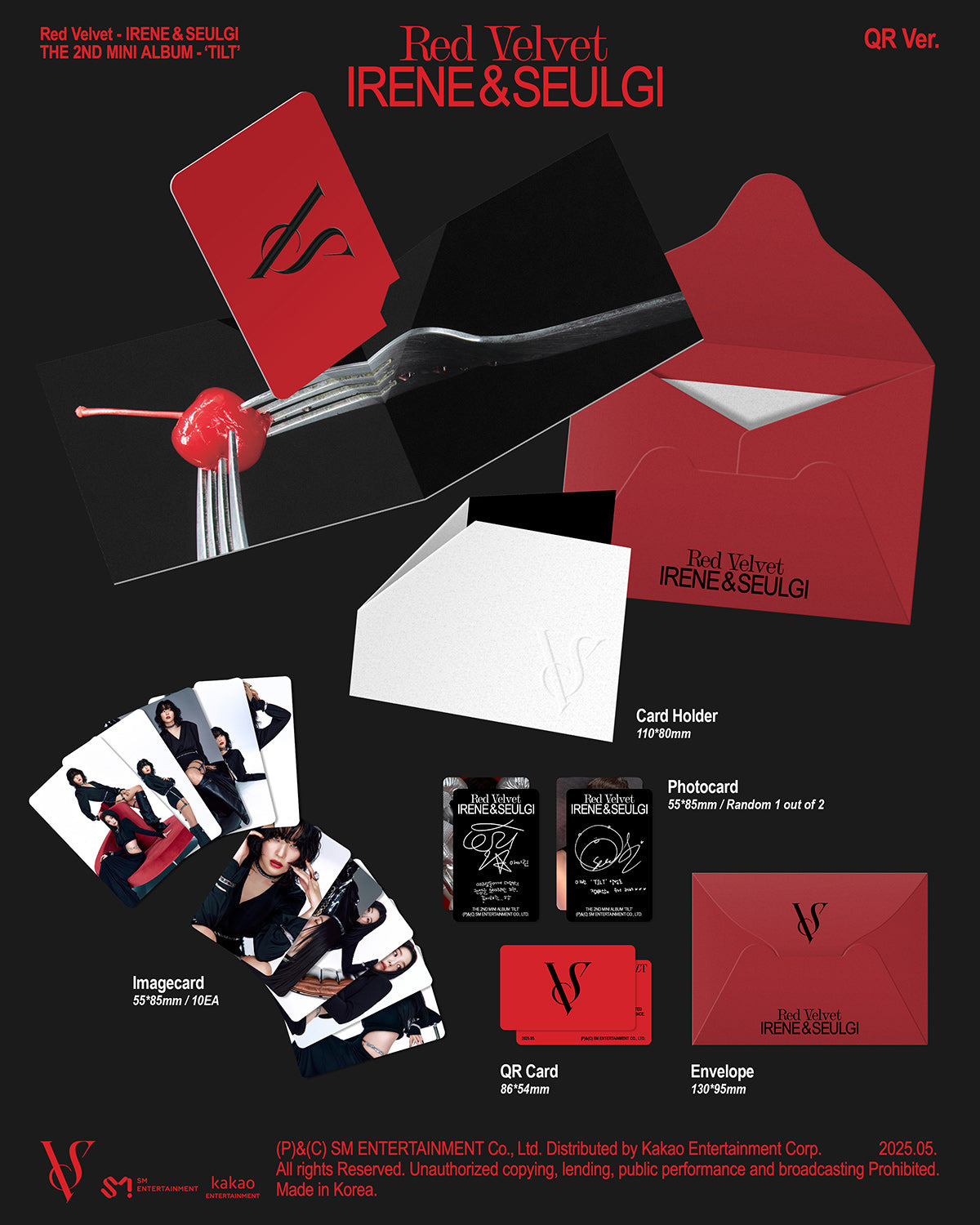Red Velvet Irene & Seulgi 2nd Mini Album"TILT" (QR Ver.)