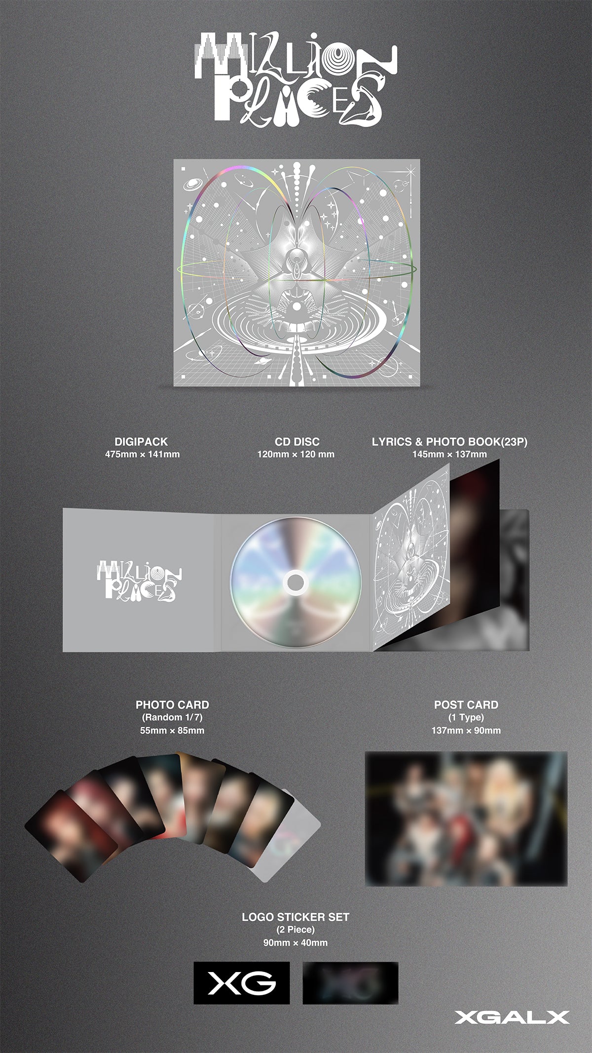 [Pre-Order] XG - MILLION PLACES