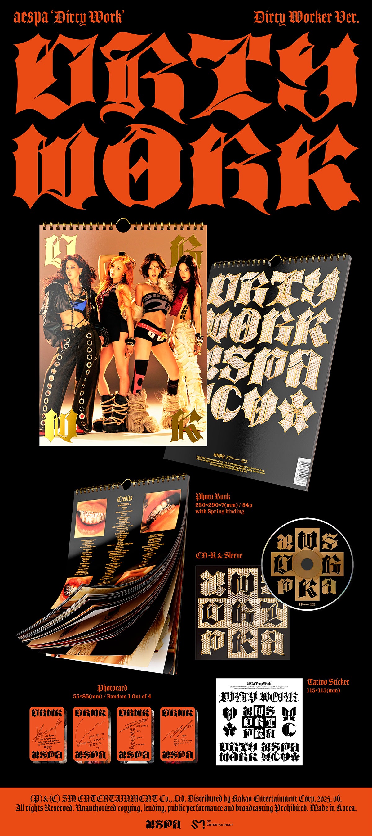 AESPA - SINGLE [DIRTY WORK] (DIRTY WORKER VER.)